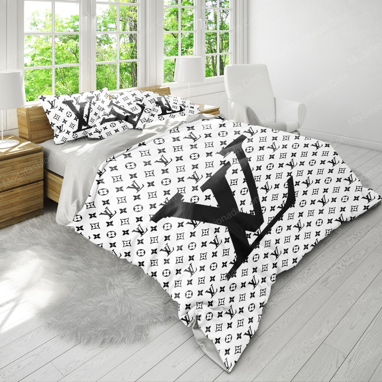 Wonderful Louis Vuitton White Black Logo Luxury Fashion Brand Bedding Sets  Hypebeast Duvet Covers Home Decor Comforter Bedclothes Bedroom Bed Linen  Bedspread, by Nadaxaxora