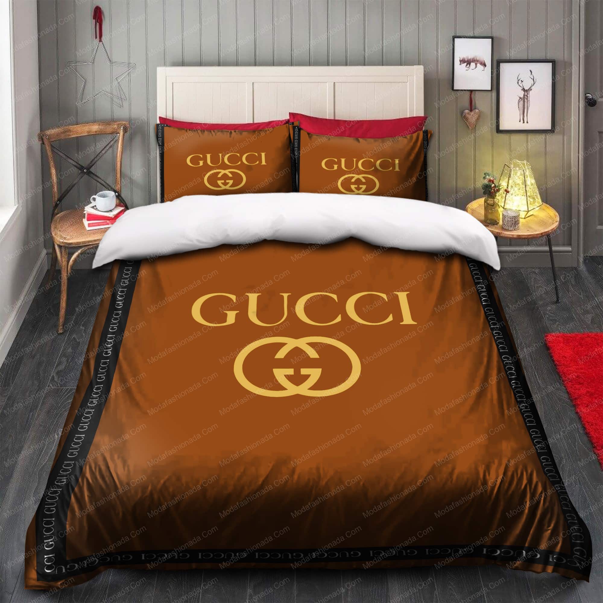 Buy Brown Gucci Bedding Sets Bed Sets