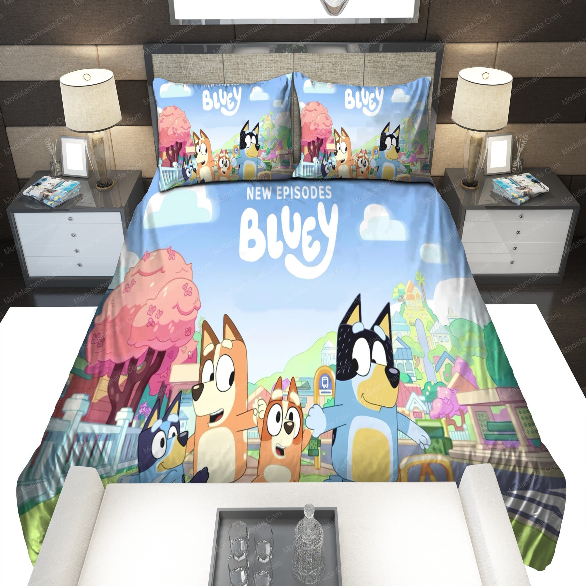 24.5 Dolls Bluey Characters Bedding Set Suit dolls or beds  up to 62cms