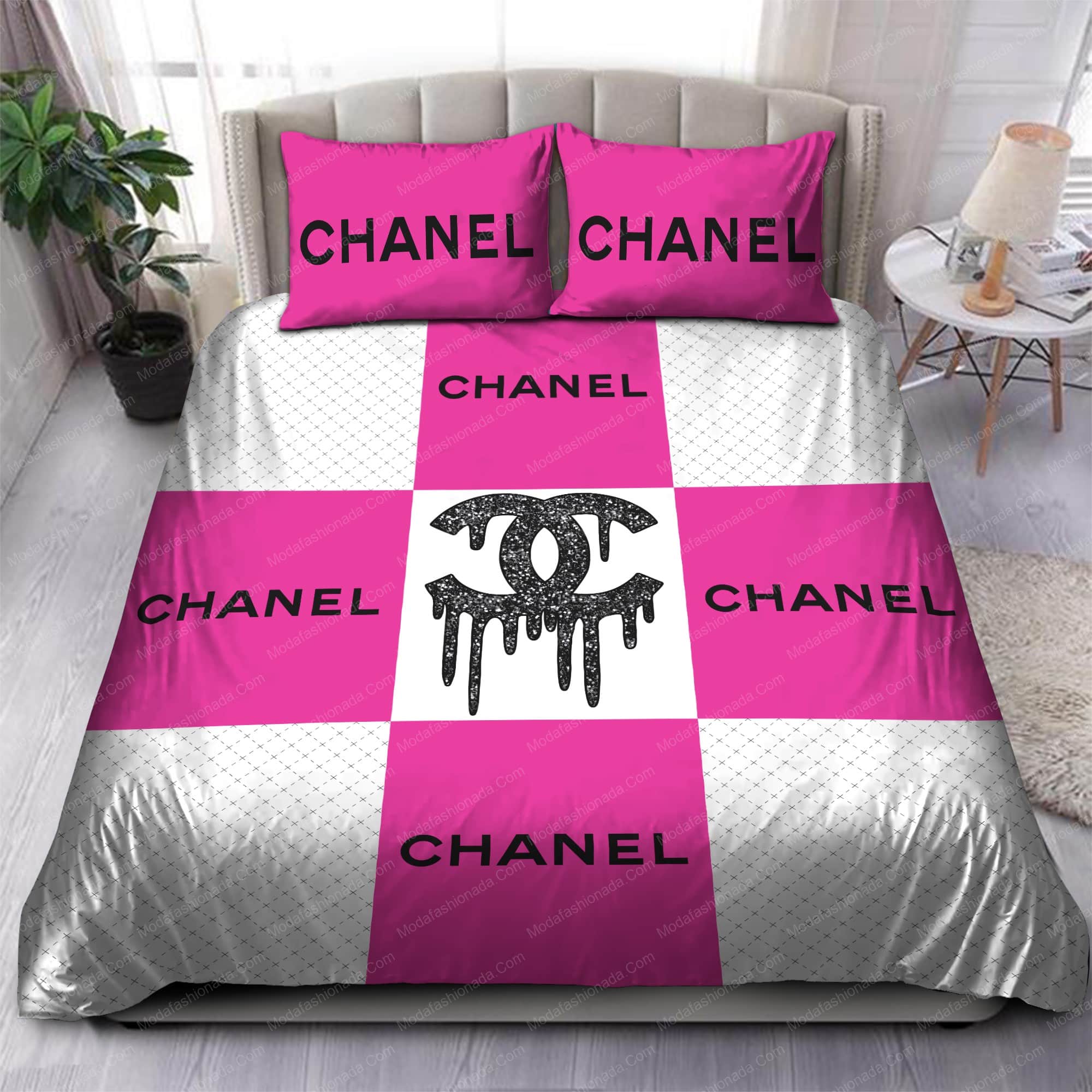 Buy Pink Chanel Bedding Sets Bed Sets, Bedroom Sets, Comforter Sets, Duvet  Cover, Bedspread