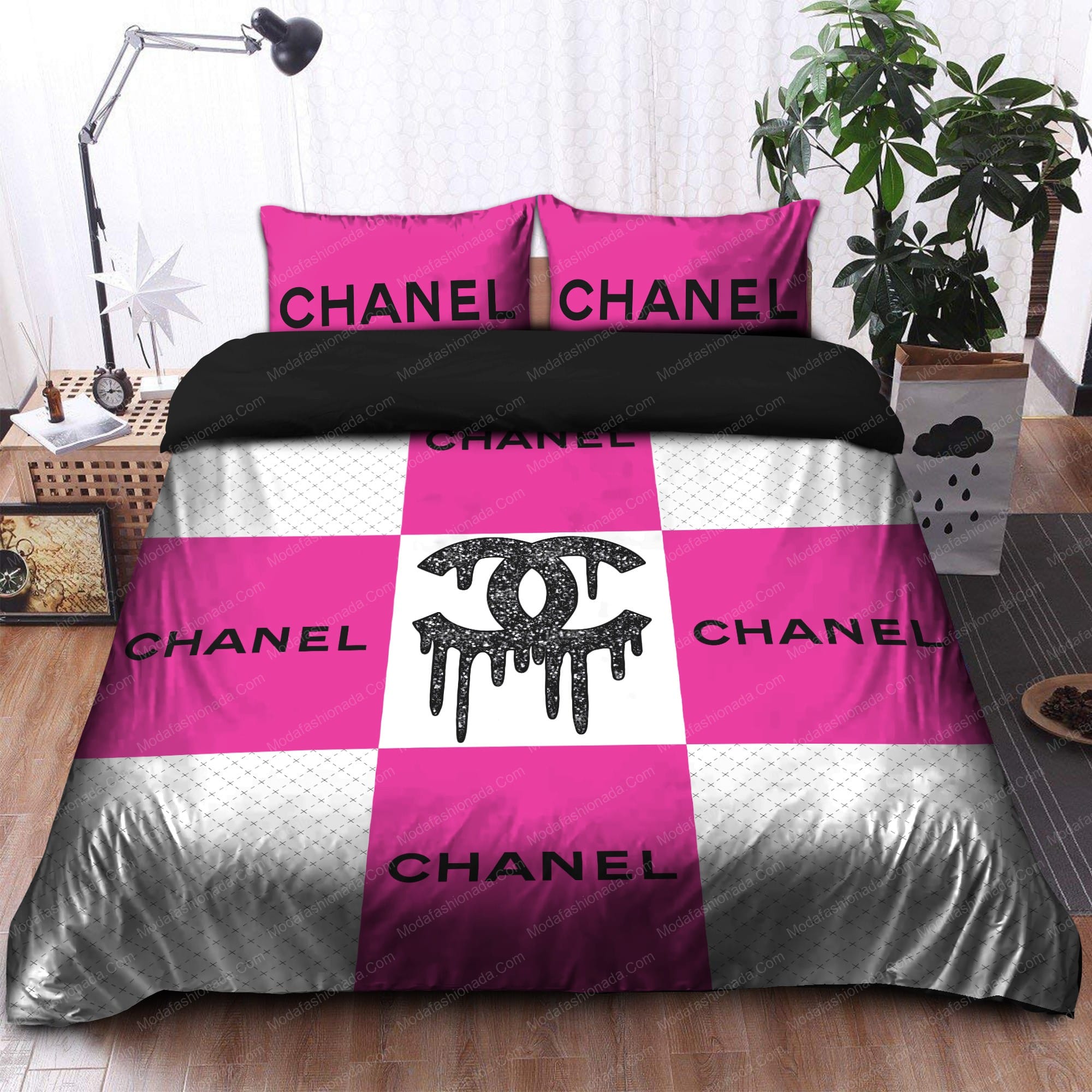 chanel twin comforter set