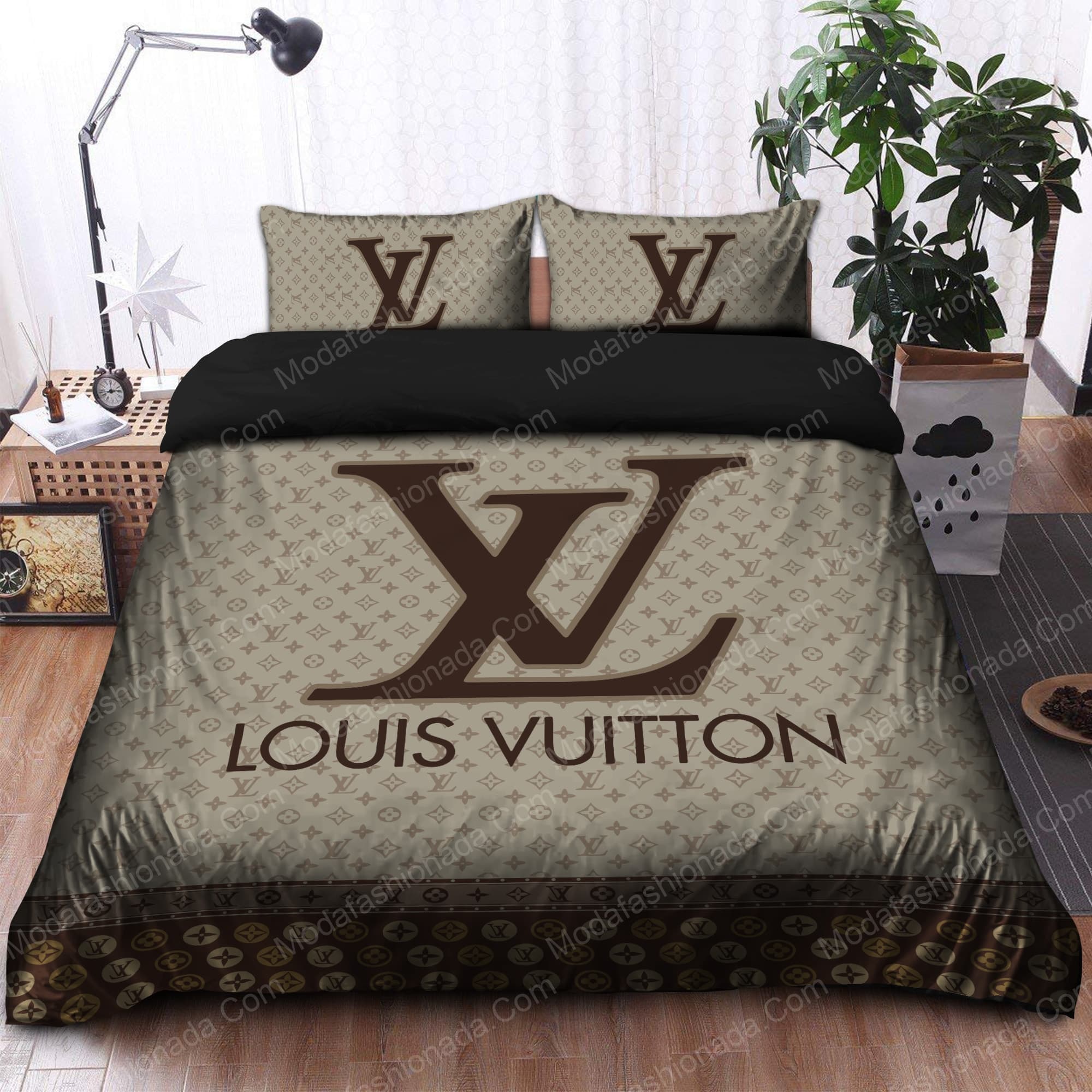 Louis vuitton lv logo type 3824 Bedding Sets covers bedclothes duvet sheets  luxury ideas bedspread bed linen premium fashion brand blankets hyperbeast  Bedroom h…【2023】