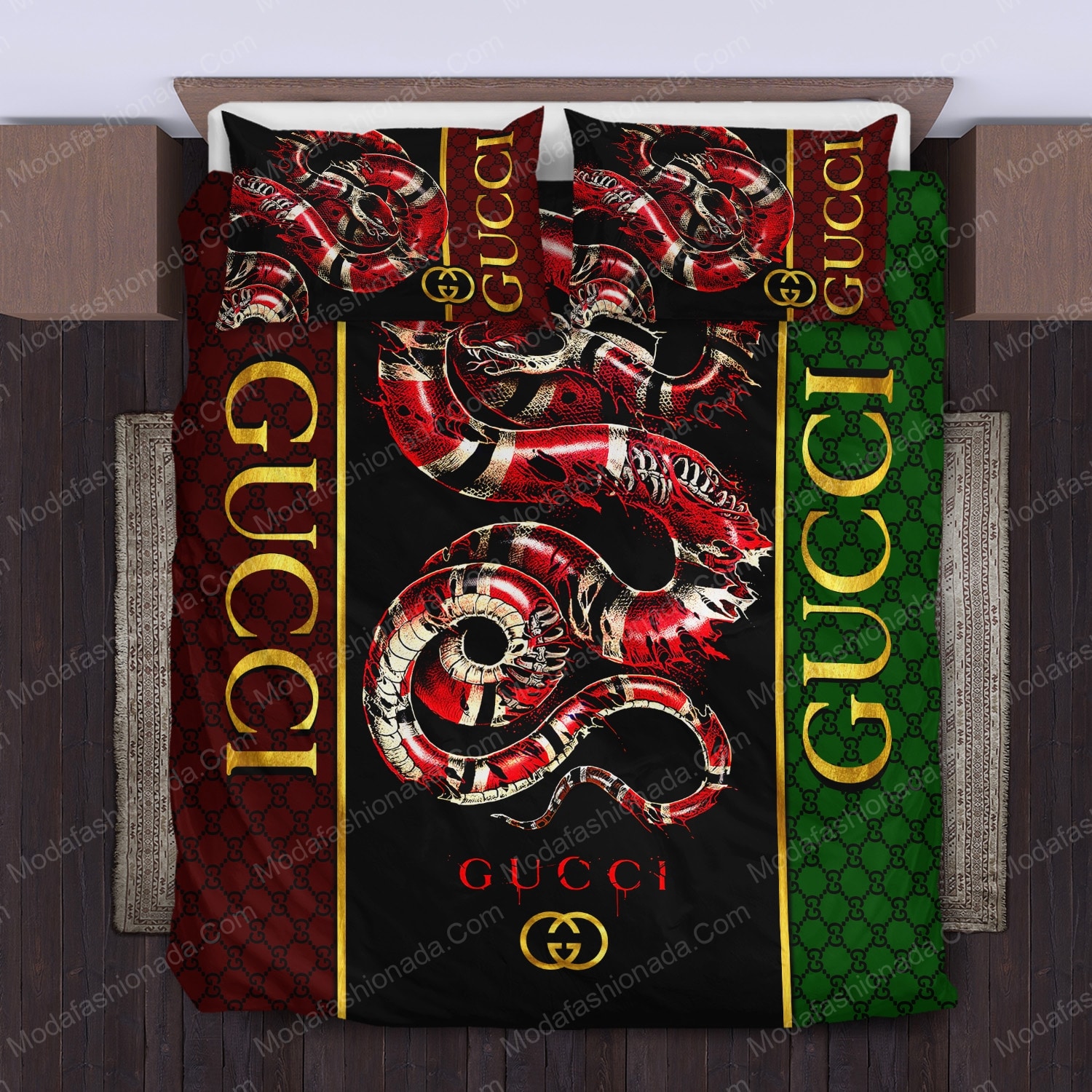 Gucci Snake Bed Sets Bedding Sets - Modafashionada.Com