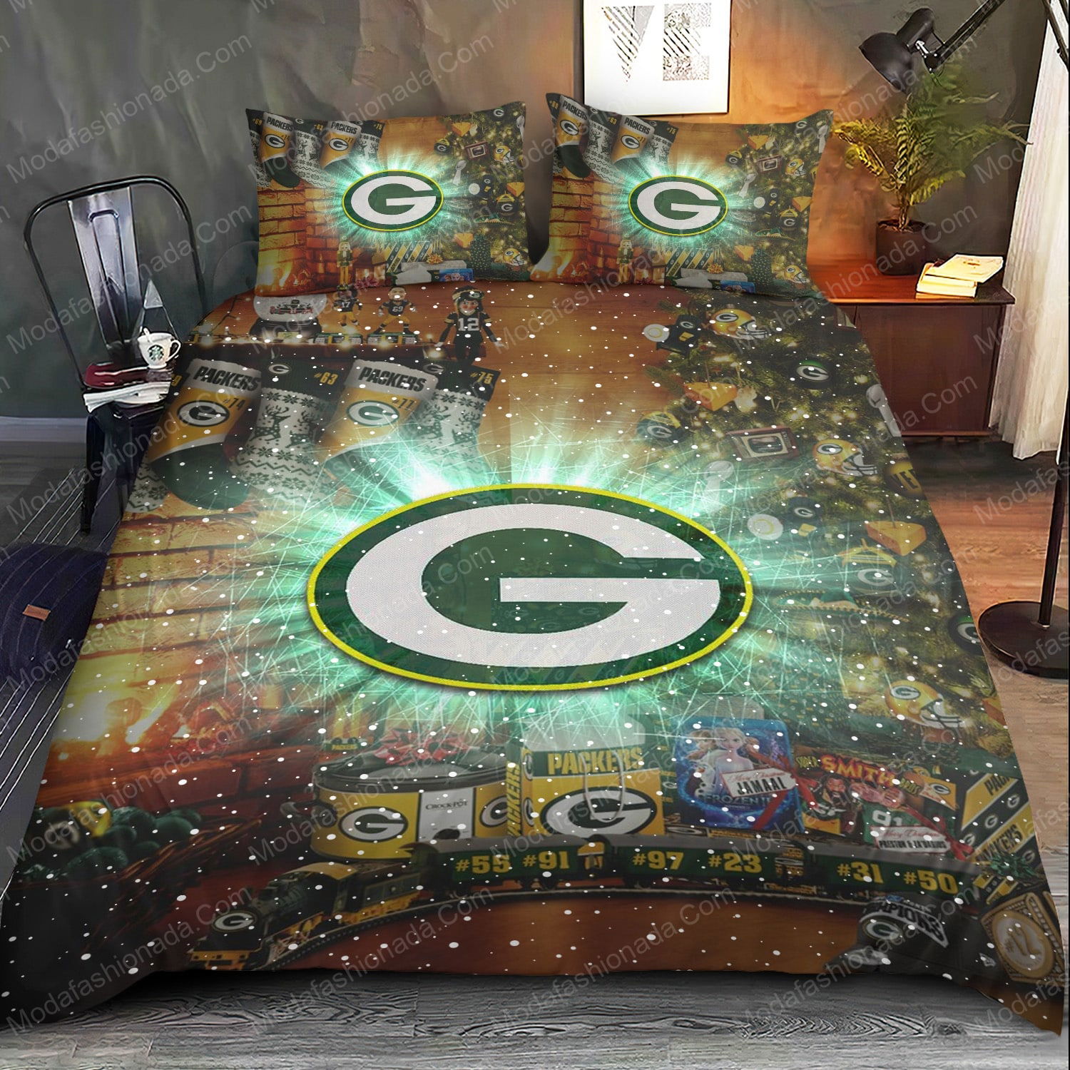 Buy NFL Green Bay Packers Mickey Mouse Bedding Sets Bed Sets