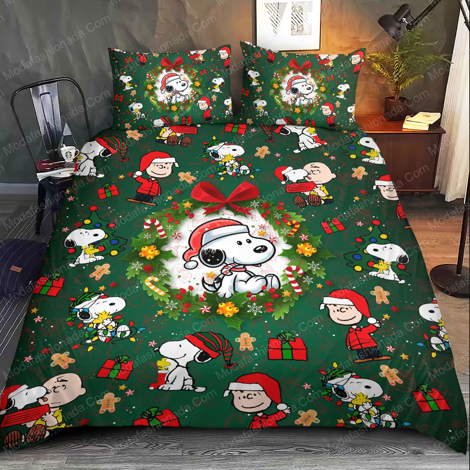 snoopy christmas duvet cover