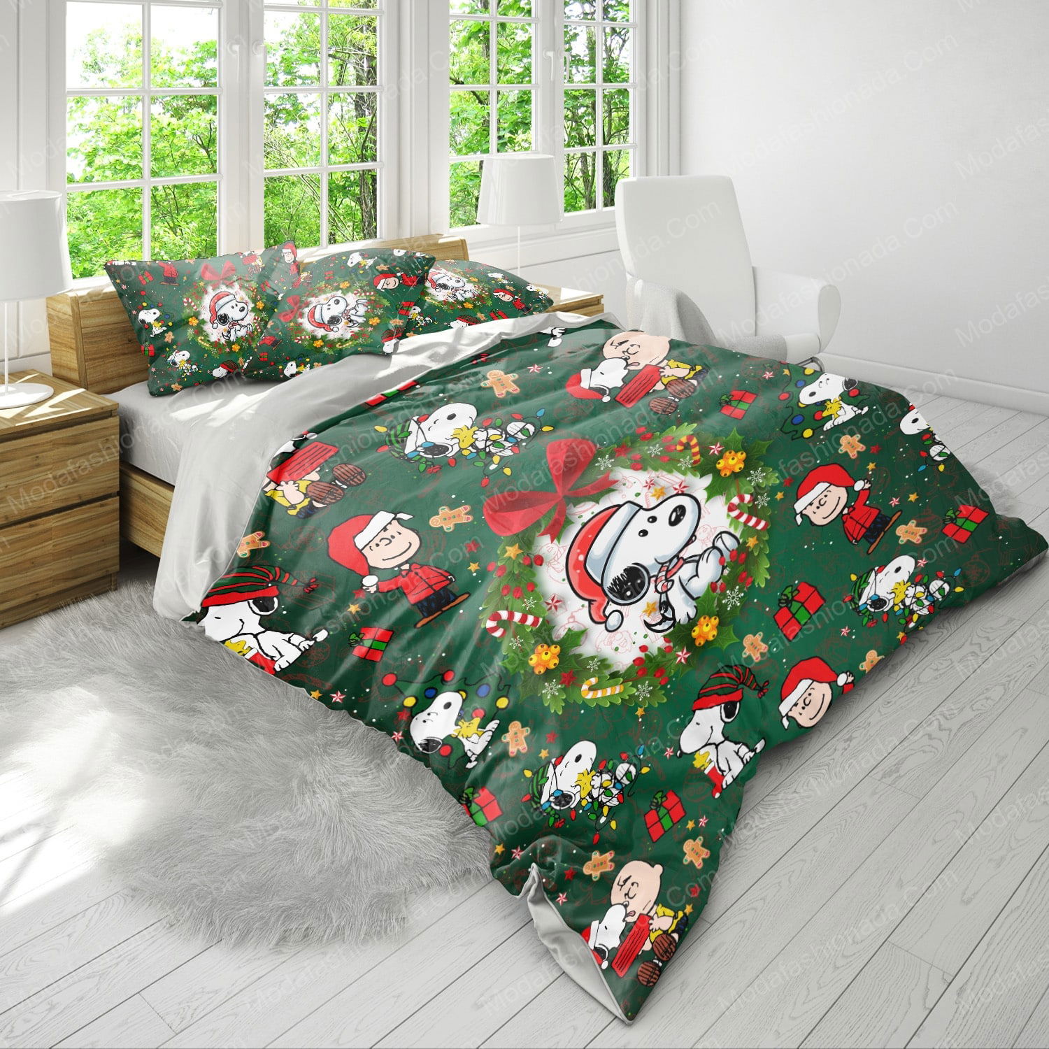 snoopy christmas duvet cover