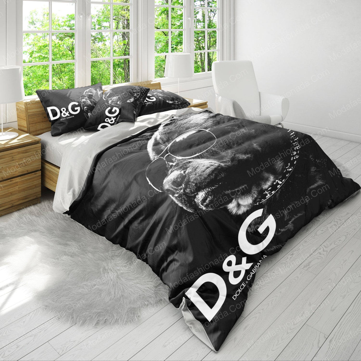 Buy Rotweller Dolce & Gabbana Bedding Sets Bed Sets With Twin, Full ...