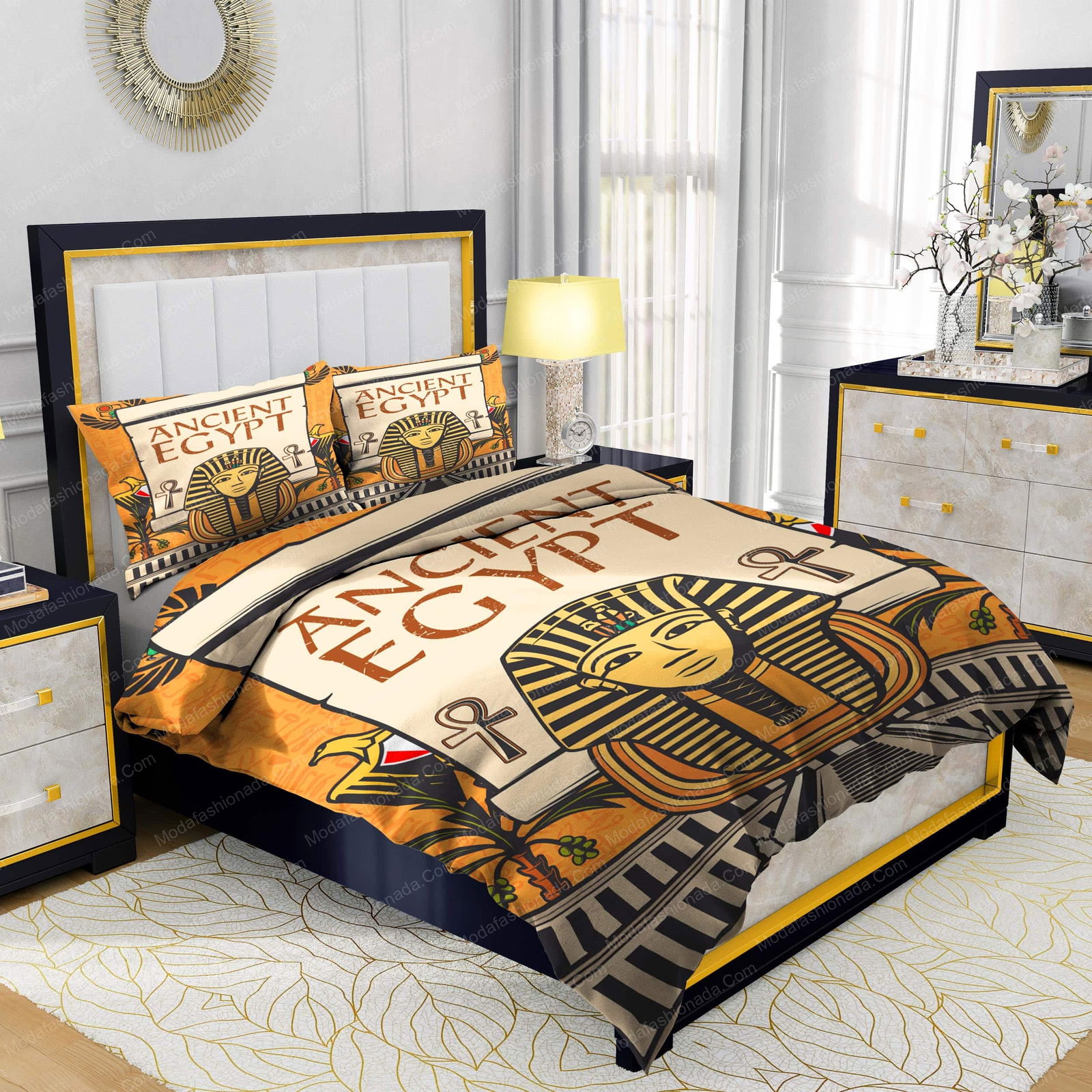 Buy Ancient Egyptian Of Egypt Pharaohs Bedding Sets Bed Sets With Twin ...